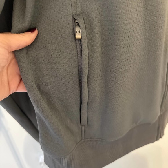 Under Armour Univ of SC Capital One Bowl Grey Full Zip Fleece Lined Jacket Large - Picture 3 of 11